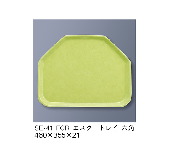 三信化工 エスタートレイ六角 ファンタジックグリーン SE-41_FGR 1個（ご注文単位1個）【直送品】