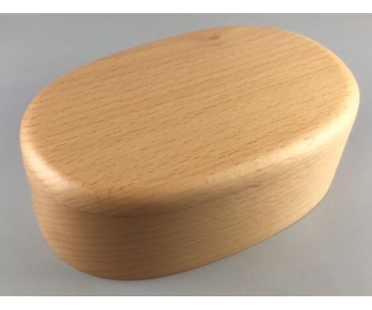 丸十 ブナ くりぬき 小判弁当 V-100 1個（ご注文単位1個）【直送品】