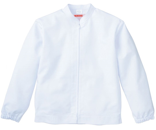 KAZEN 男子ジャンパー長袖 白 4L 454-90 4L 1枚（ご注文単位1枚）【直送品】