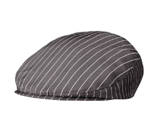 KAZEN ハンチング ブラウンストライプ フリー APK485-S33 フリー 1枚（ご注文単位1枚）【直送品】