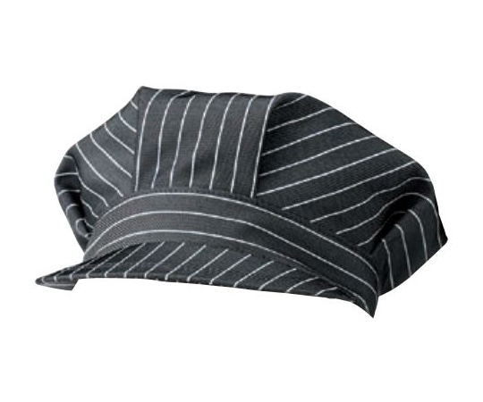 KAZEN ワークキャップ ブラックストライプ フリー APK486-S5 フリー 1枚（ご注文単位1枚）【直送品】