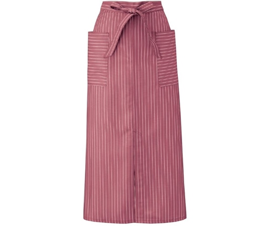 KAZEN ソムリエエプロン ワインストライプ フリー APK493-S81 フリー 1枚（ご注文単位1枚）【直送品】