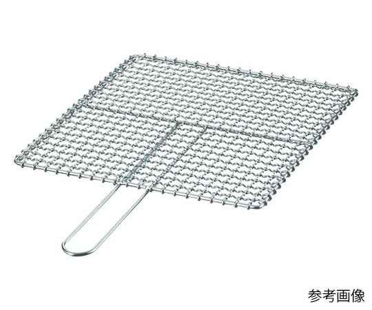 アズワン 鉄クロームメッキ 片手用焼アミ 36号  1個（ご注文単位1個）【直送品】