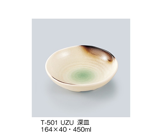三信化工 深皿 うず潮 T-501_UZU 1個（ご注文単位1個）【直送品】
