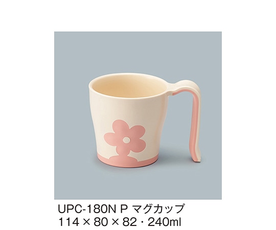 三信化工 マグカップ ピンク UPC-180N_P 1個（ご注文単位1個）【直送品】