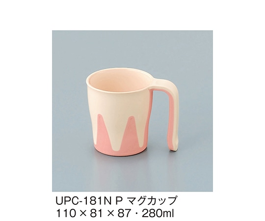 三信化工 マグカップ ピンク UPC-181N_P 1個（ご注文単位1個）【直送品】