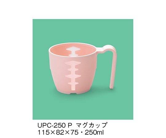 三信化工 マグカップ ピンク UPC-250_P 1個（ご注文単位1個）【直送品】
