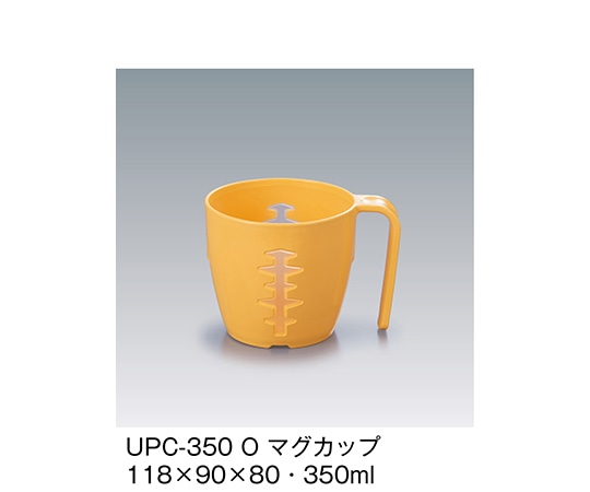 三信化工 マグカップ オレンジ UPC-350_O 1個（ご注文単位1個）【直送品】