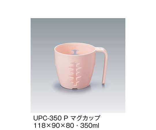 三信化工 マグカップ ピンク UPC-350_P 1個（ご注文単位1個）【直送品】
