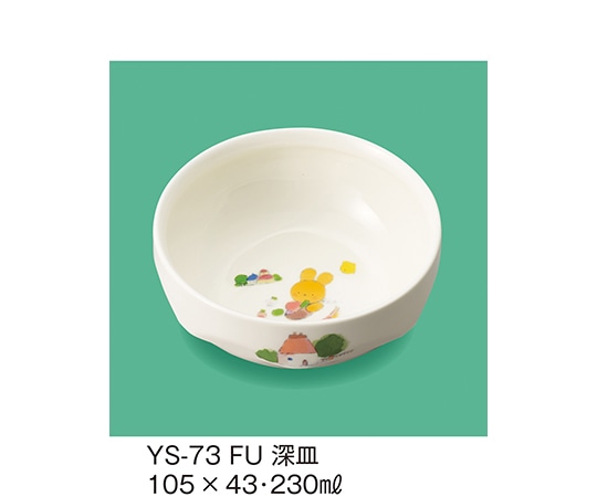 三信化工 深皿 ふしぎらんど YS-73_FU 1個（ご注文単位1個）【直送品】