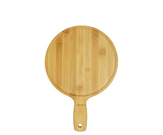 角利産業 バンブーランチプレート 取手付 丸小 1個(ご注文単位1個)【直送品】