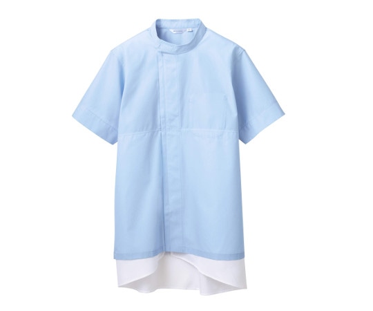 住商モンブラン ブルゾン 兼用 半袖 サックス SS 8-734 1枚（ご注文単位1枚）【直送品】