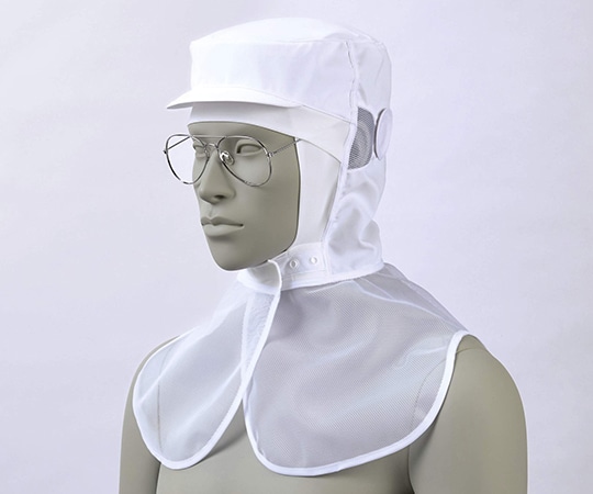住商モンブラン 頭巾帽子 兼用 白 エコ M 9-1055 1枚（ご注文単位1枚）【直送品】