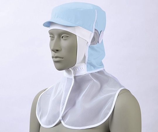 住商モンブラン 頭巾帽子 兼用 ブルー エコ M 9-1056 1枚（ご注文単位1枚）【直送品】