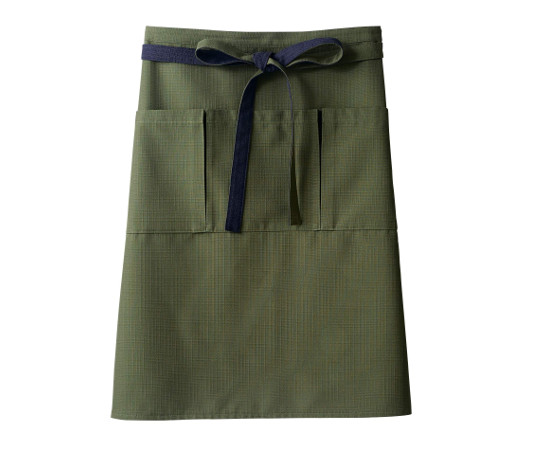 住商モンブラン 腰下前掛 兼用 鶯/紺 フリー 9-1144 1枚（ご注文単位1枚）【直送品】