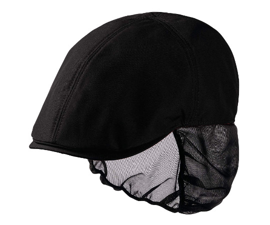 住商モンブラン ハンティングキャップ たれ付 兼用 黒 フリー 9-1351 1枚（ご注文単位1枚）【直送品】