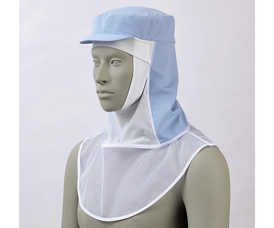 住商モンブラン 頭巾帽子 兼用 ブルー かぶり式 LL 9-1502 1枚（ご注文単位1枚）【直送品】