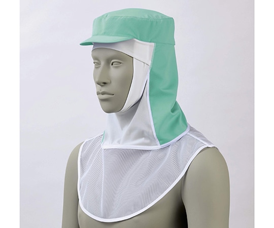 住商モンブラン 頭巾帽子 兼用 グリーン かぶり式 LL 9-1503 1枚（ご注文単位1枚）【直送品】