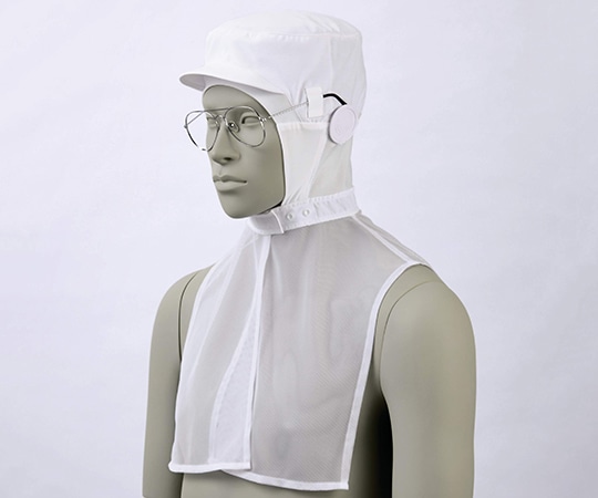 住商モンブラン 頭巾帽子 兼用 白 L 9-1511 1枚（ご注文単位1枚）【直送品】