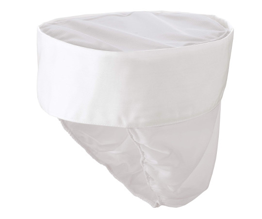 住商モンブラン 天メッシュ和帽子 たれ付 兼用 白 LL 9-737 1枚（ご注文単位1枚）【直送品】