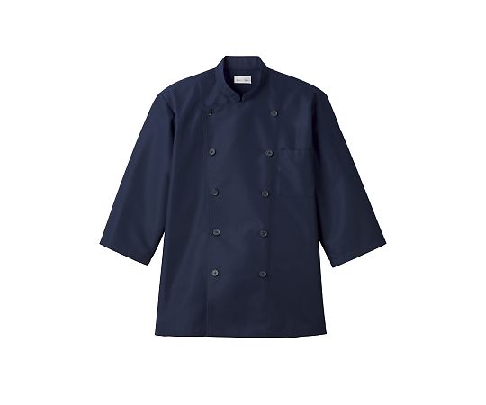 FACE ユニセックスコックシャツ ネイビー M FB4552U-8 M 1枚（ご注文単位1枚）【直送品】