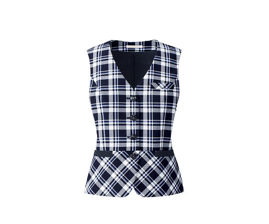 BONCIERGE ベスト ネイビーXブルー 7G BCV1704-38 7G 1枚（ご注文単位1枚）【直送品】