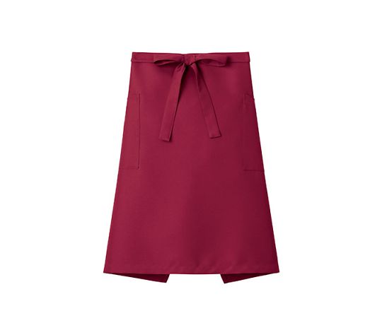 FACE ミドルエプロン ワイン フリー FK7170-23 1枚（ご注文単位1枚）【直送品】