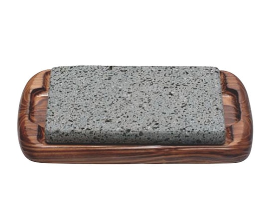 テスク 富士溶岩・石焼セット(中)ブラック SA-55 603353 1個（ご注文単位1個）【直送品】