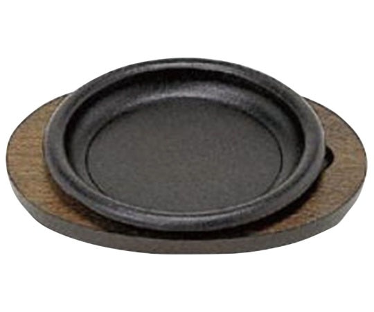 三和精機製作所 S ステーキ皿 デラックス丸型 24.5cm 301145 1個(ご注文単位1個)【直送品】