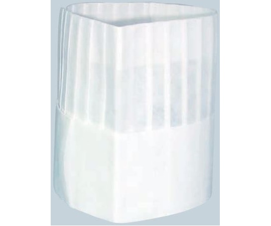 KAZEN 不織布コックハット10枚 白 高20cm 471-80 フリー10マイイリ 1セット（ご注文単位1セット）【直送品】