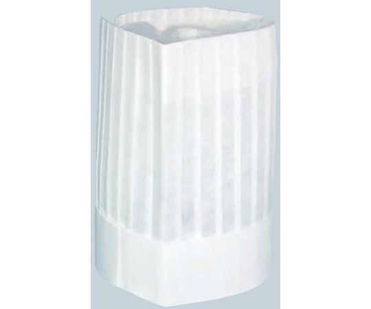 KAZEN 不織布コックハット10枚 白 高25cm 471-81 フリー10マイイリ 1セット（ご注文単位1セット）【直送品】