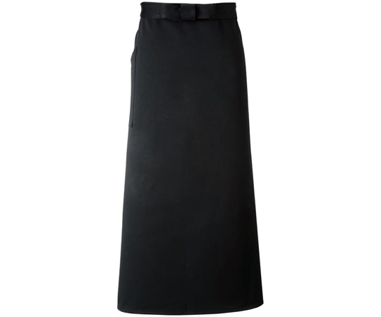 KAZEN ソムリエエプロン 黒 フリー 493-25 フリー 1枚（ご注文単位1枚）【直送品】