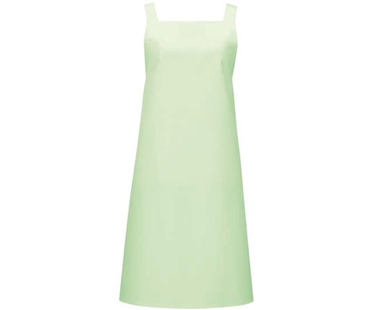 KAZEN 胸当てエプロン ミントグリーン フリー 584-22 フリー 1枚（ご注文単位1枚）【直送品】