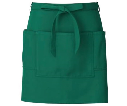 KAZEN サロンエプロン グリーン フリー APK492-22 フリー 1枚（ご注文単位1枚）【直送品】