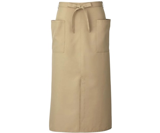 KAZEN ソムリエエプロン ベージュ フリー APK493-12 フリー 1枚（ご注文単位1枚）【直送品】