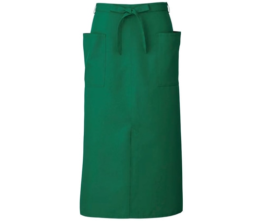 KAZEN ソムリエエプロン グリーン フリー APK493-22 フリー 1枚（ご注文単位1枚）【直送品】