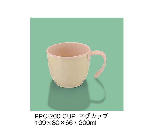 三信化工 マグカップ クリームストーン内ピンク PPC-200_CUP 1個（ご注文単位1個）【直送品】