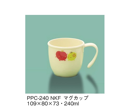 三信化工 マグカップ なかよしフルーツ PPC-240_NKF 1個（ご注文単位1個）【直送品】