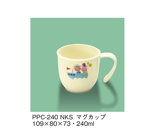 三信化工 マグカップ なかよしシップ PPC-240_NKS 1個（ご注文単位1個）【直送品】