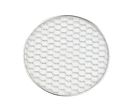 エムテートリマツ 18-8亀甲焼網(丸) 中  1個（ご注文単位1個）【直送品】