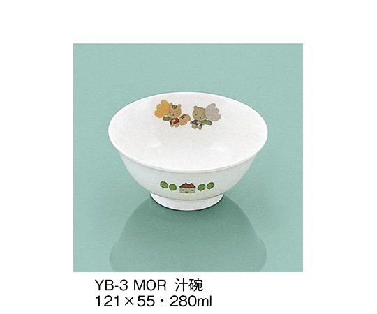 三信化工 汁碗 もりのなかよし YB-3_MOR 1個（ご注文単位1個）【直送品】