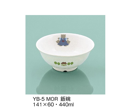 三信化工 飯碗 もりのなかよし YB-5_MOR 1個（ご注文単位1個）【直送品】