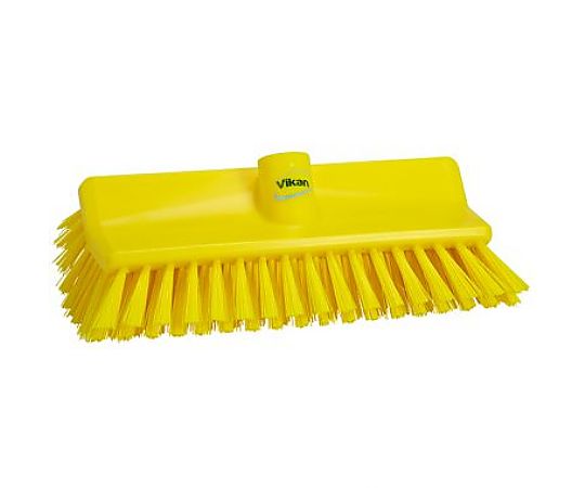Vikan アングルデッキブラシ 黄 7047 1本（ご注文単位1本）【直送品】