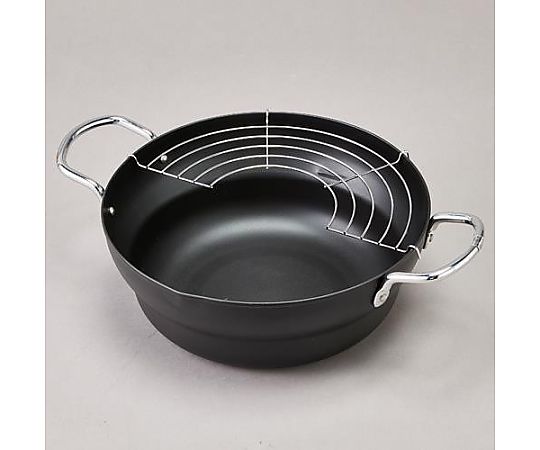 アズワン 25cm 天ぷら鍋(鉄製/IH対応) EA913VS-32 1個（ご注文単位1個）【直送品】