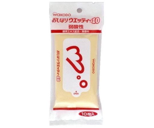アサヒグループ食品 おしぼりウエッティー 10枚  1パック（ご注文単位1パック）【直送品】