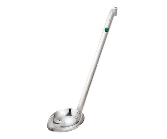 三宝産業（YUKIWA） カラーマーカー付縦口レードル 緑 50cc 09126855 1個（ご注文単位1個）【直送品】