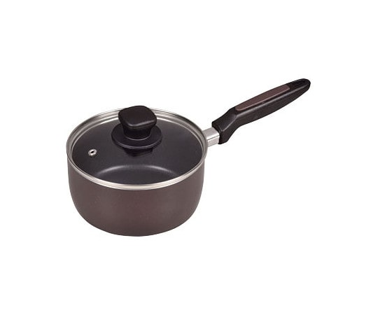 パール金属 ニューチャコ ふっ素加工IH対応ガラス蓋付片手鍋 16cm HB-1667 1個（ご注文単位1個）【直送品】