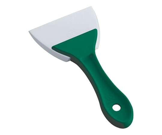 アズワン PC柄三角シリコンゴムヘラ 緑 小  1個（ご注文単位1個）【直送品】