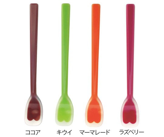 アズワン IS シリコンスプーン 小 ラズベリー  1個（ご注文単位1個）【直送品】