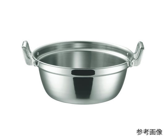 本間製作所 IHマエストロ 3層鋼クラッド段付鍋 45cm(25.0L) 本体  1個（ご注文単位1個）【直送品】